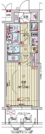 プレサンスOSAKA DOMECITY クロスティの物件間取画像